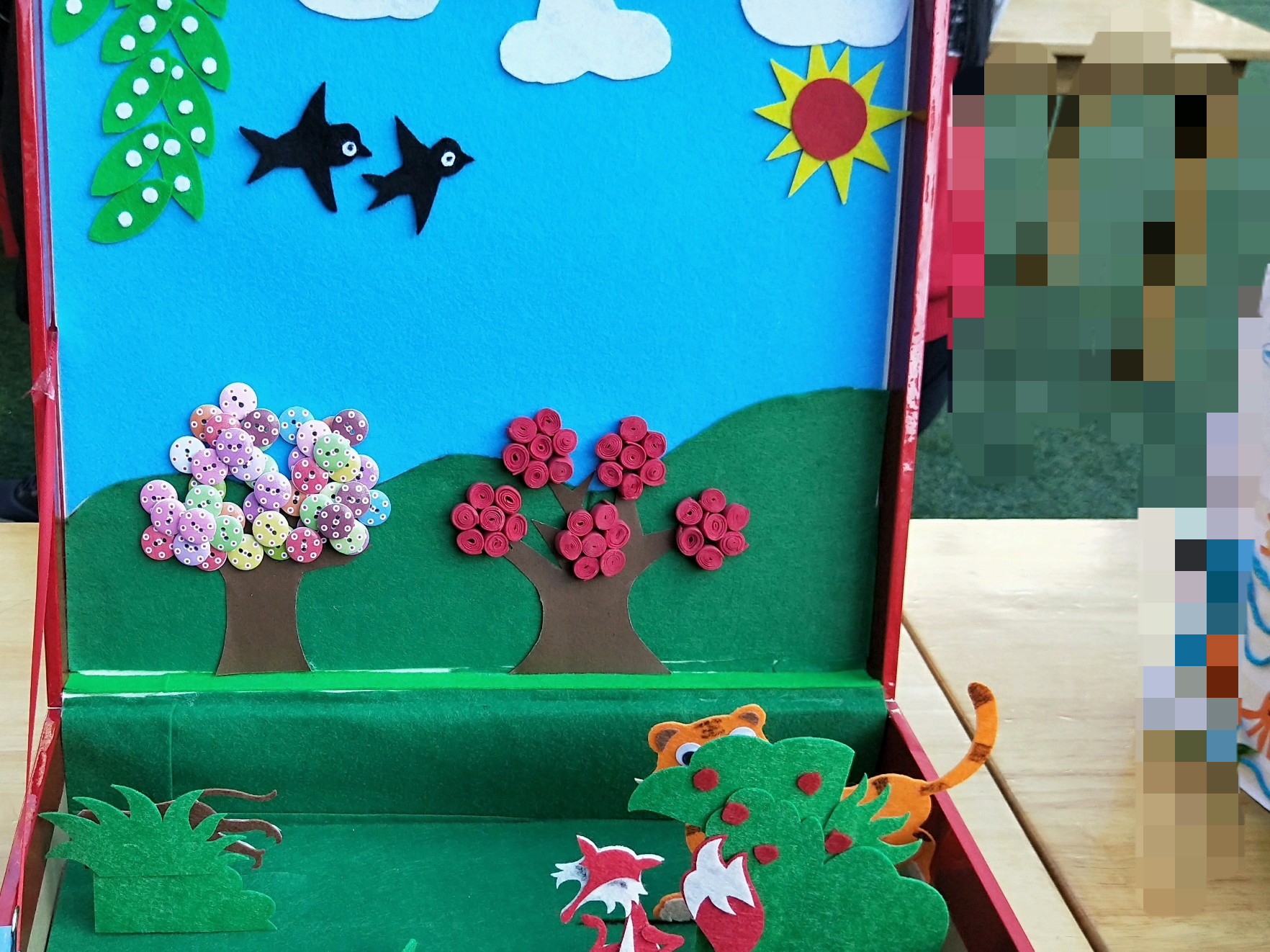 小小故事盒 承载满满爱——记洗墨池幼儿园小班年段亲子制作活动