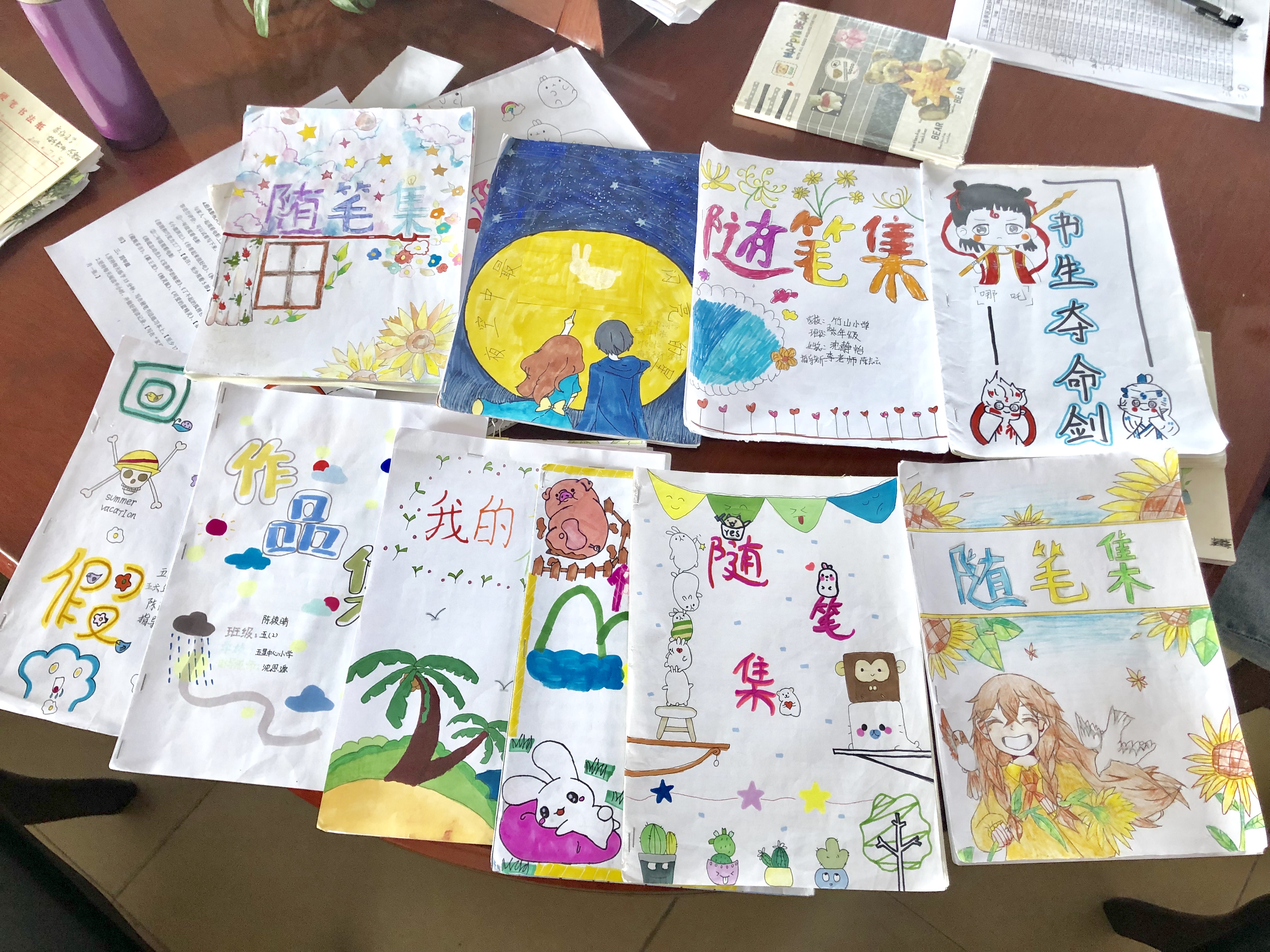 精彩一夏,用心记录——记五显学区优秀暑假作业评比